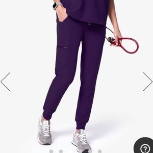 ISO Figs purple joggers size small